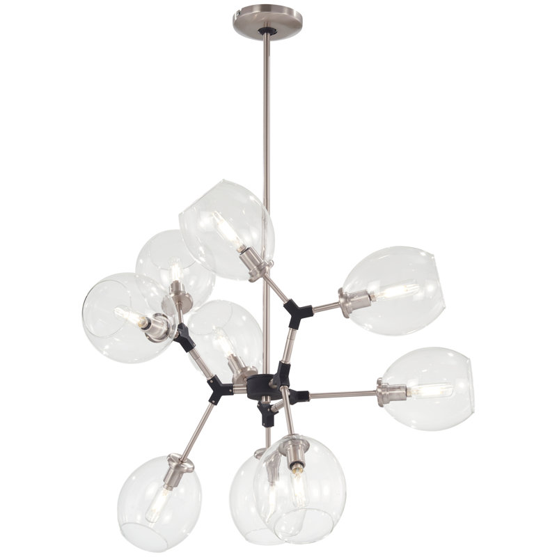 Lustre linéaire 9 lumières spoutnik moderne Nexpo