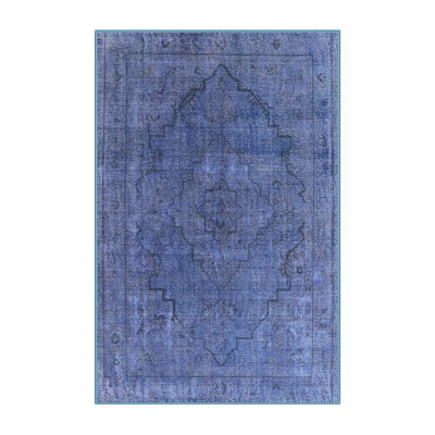 Tapis oriental bleu / gris Idlewild