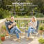 2 - Person Patio Dining Set with Round Table-374205229