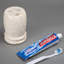 Porte-brosse à dents à anneaux doubles champagne