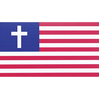 Magnet drapeau «Blessed Be The Nation»