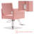 Spring Street 25" W Faux Leather Hydraulic Barber Salon Chair with Metal Frame-1695570064