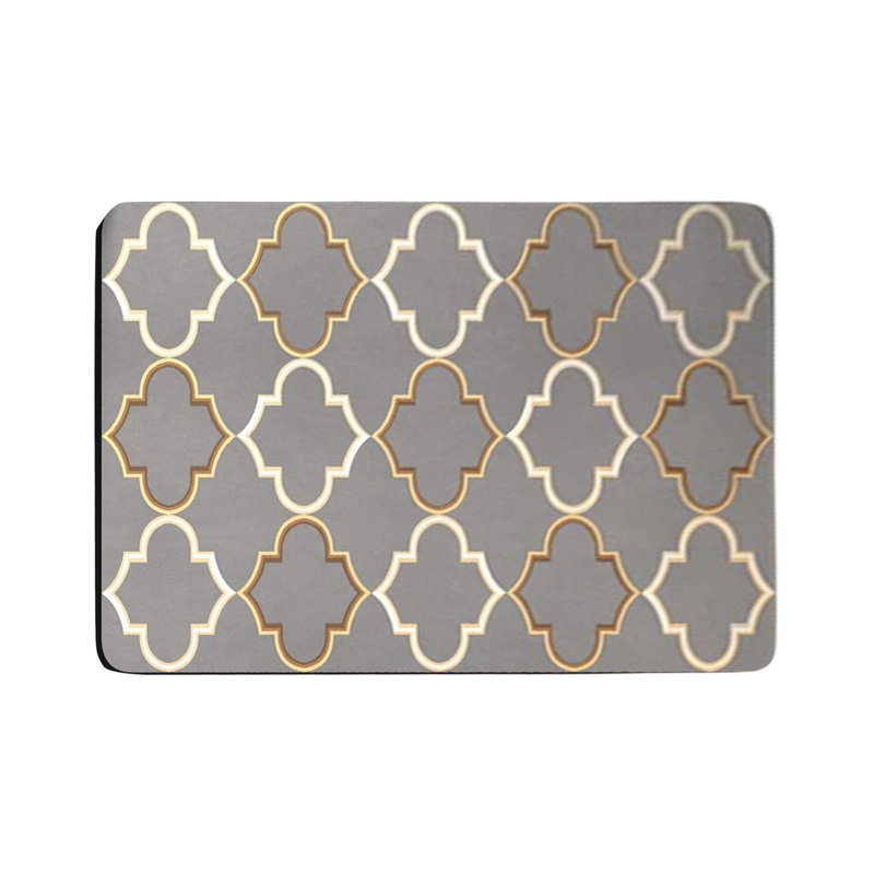 Tapis de sol absorbant et à séchage rapide, tapis de salle de bain, tapis de porte de toilette, tapis d'entrée, C