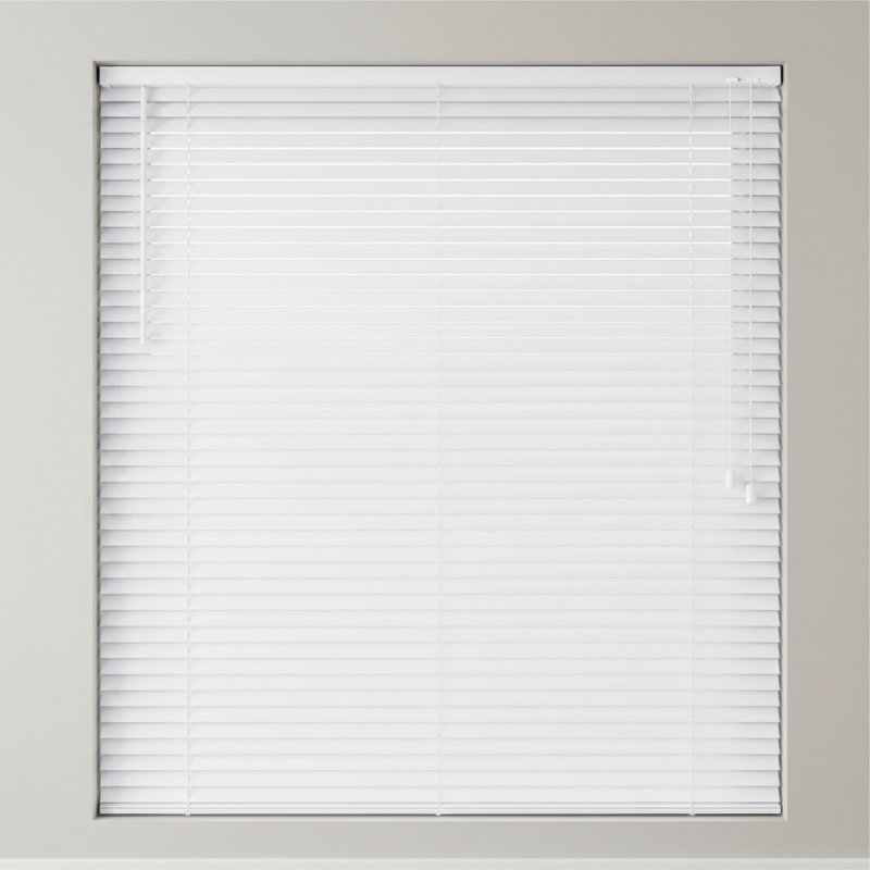 PVC Room Darkening Venetian Blind, White, 150 cm L x 240 cm W