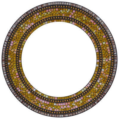 Miroir en mosaïque Zorigs, Wall Art Décor