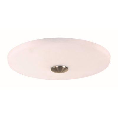 12.5'' 1 - Light Frosted LED Bowl Ceiling Fan Light Kit