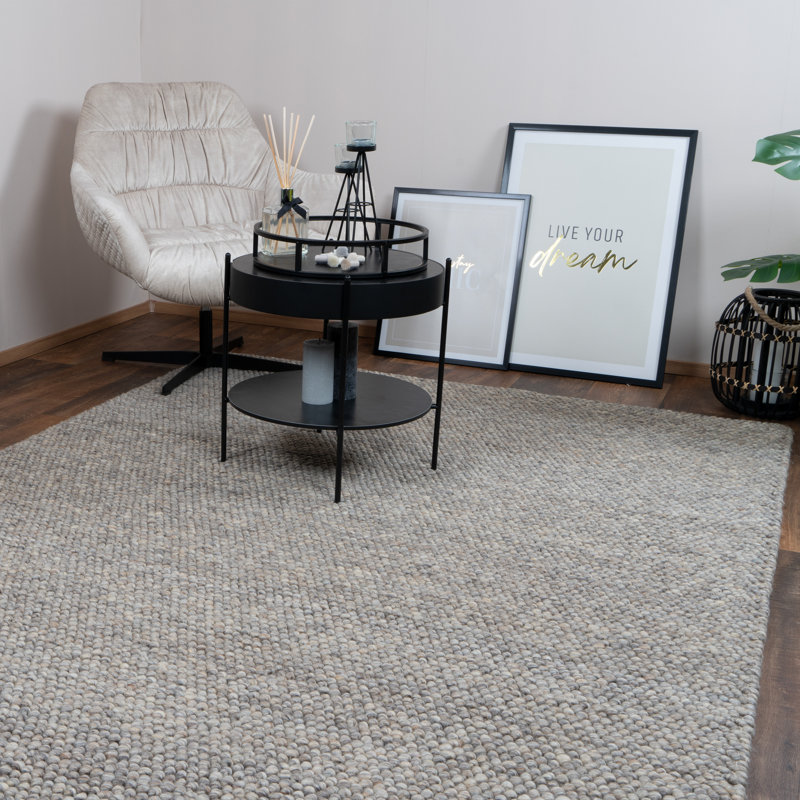 Alyxandria Abstract Handmade Area Rug, Rectangular 80 x 150cm