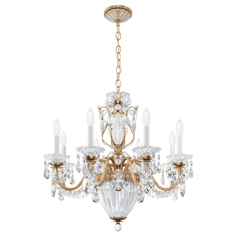 Bagatelle 11 - Light Chandelier, Etruscan Gold, Spectra Crystal Clear
