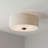 Chantey Linen Flush Mount-1593096541