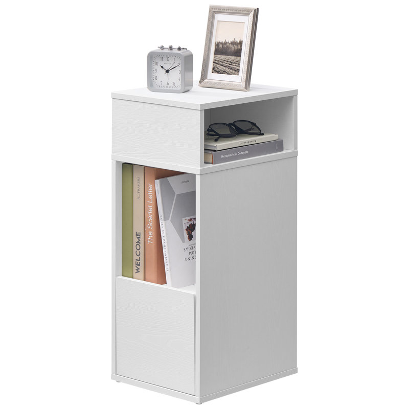 25cm W Manufactured Wood Bedside Table