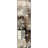 Rotonya Geometric Patchwork Pattern Floral Area Rug in Chocolate-1611373048