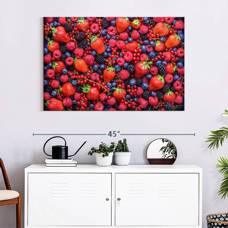 Yarlin Berries, 26" H x 39" W