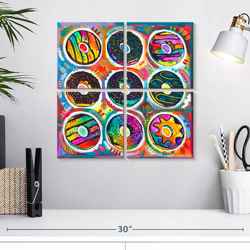 Yarlin Doughnuts Patterns, 18" H x 18" W