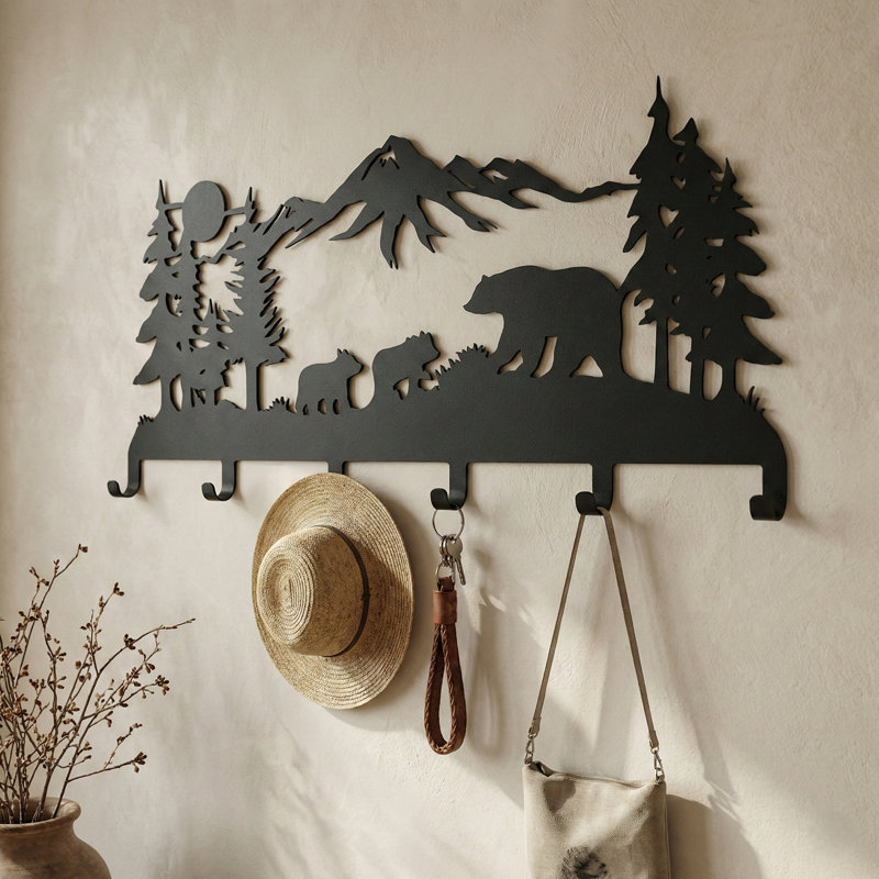 Bear Family Animal Themed Wall Mounted Ihssan