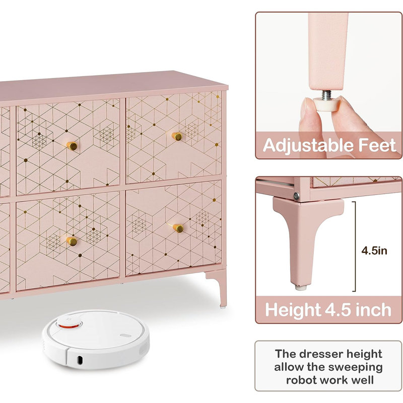Commode 6 tiroirs Miriel