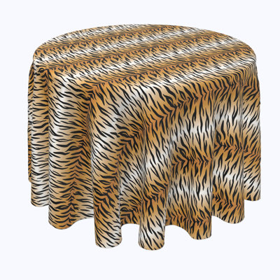 Hutsonville Animal Print Round Tablecloth