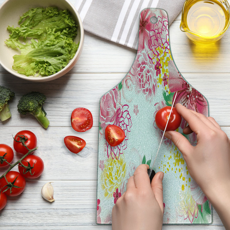 Planche à découper en verre trempé Ambesonne