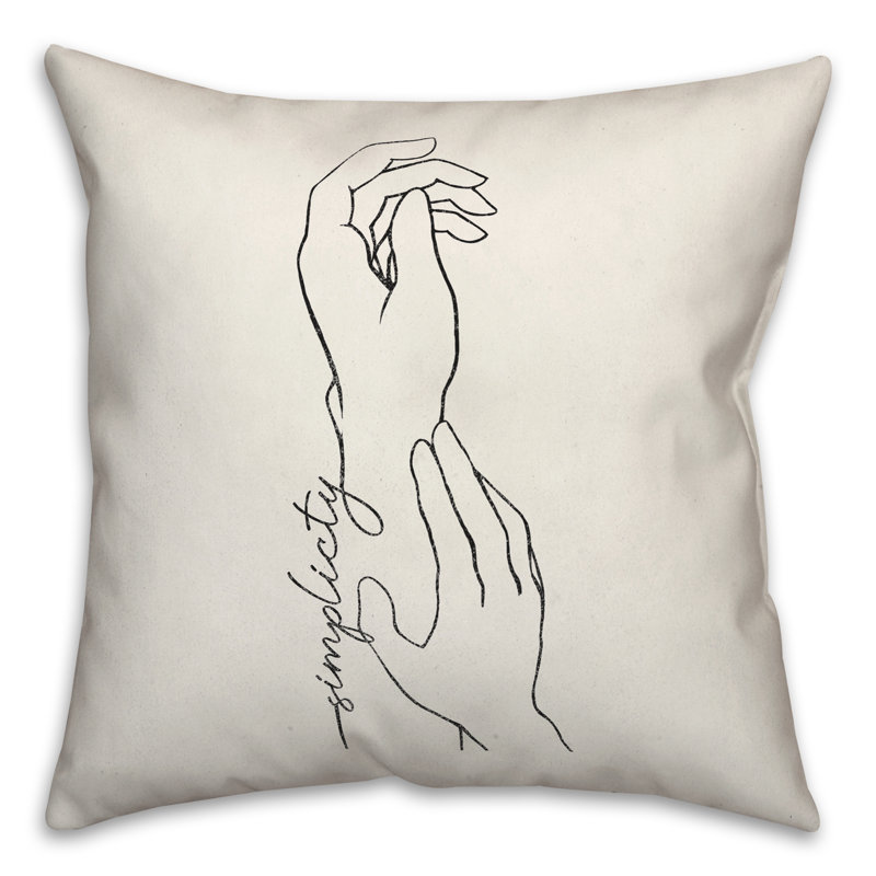 Housse et insert de coussin décoratif en polyester