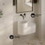 Lavabo mural ovale 20 po Monaco