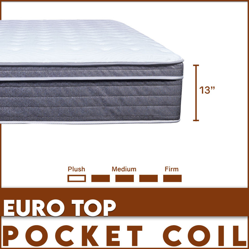 Flushing 13'' Plush Mattress