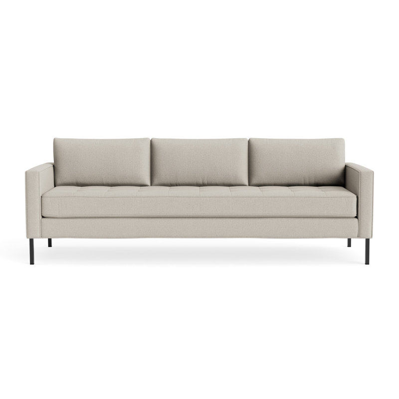 MTO - Paramount Sofa Metal Legs, 32" H x 95" W x 34" D, Kelso Sand
