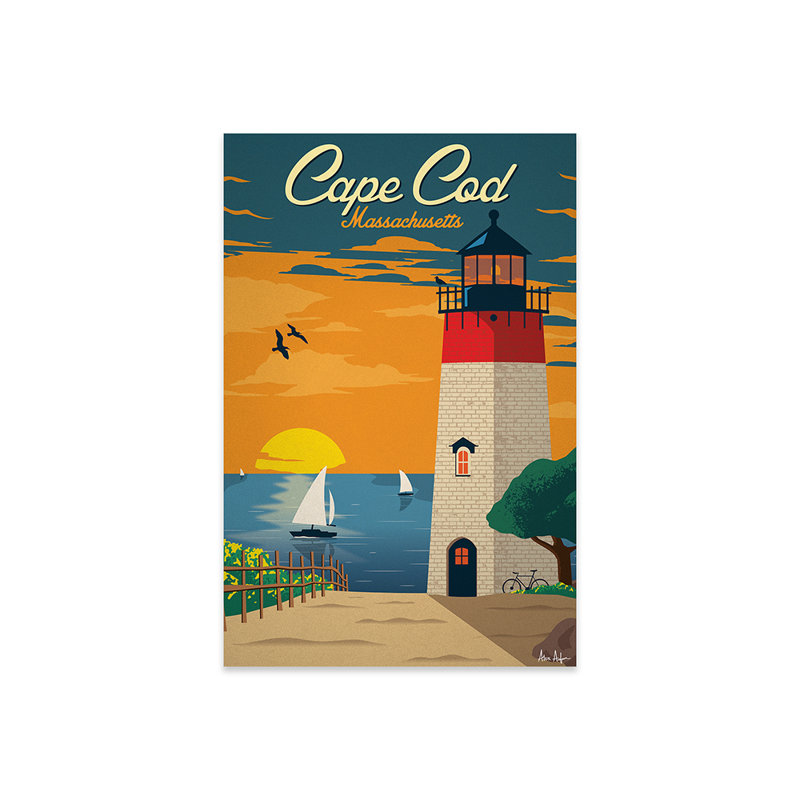 " Cape Cod ", 24" H x 16" W x 0.25" D