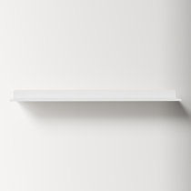 Floating Shelf White Open Floating Shelving Hard Lacquer Paint