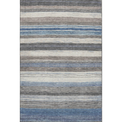 Premium Machine Washable Hedden AMF1703 Stripes Rug