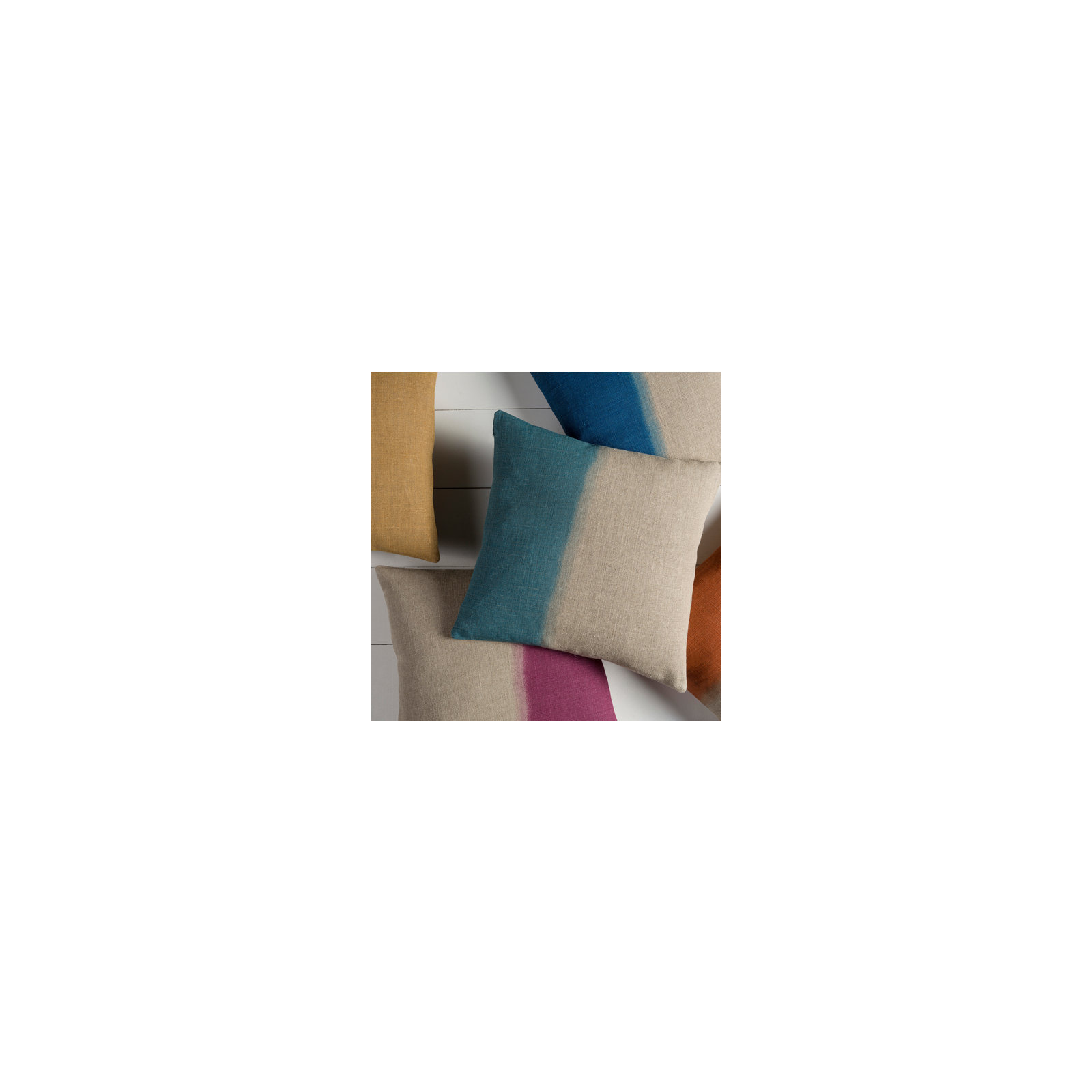 Miriam Striped Linen Pillow Cover, 18" x 18"