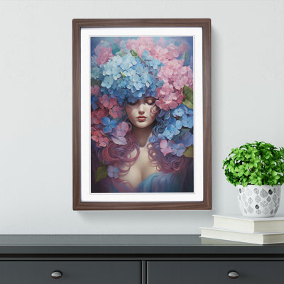 Hydrangea Symbolism - Framed Print