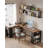 All-Solid-Wood L-Shaped Desk with Bookcase-114324178