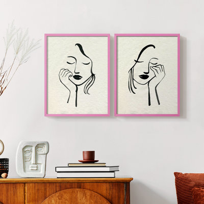 Day Dreamer I - reproduction encadrée de qualité supérieure - prête à être accrochée - aucun clou requis - aucun clou requis