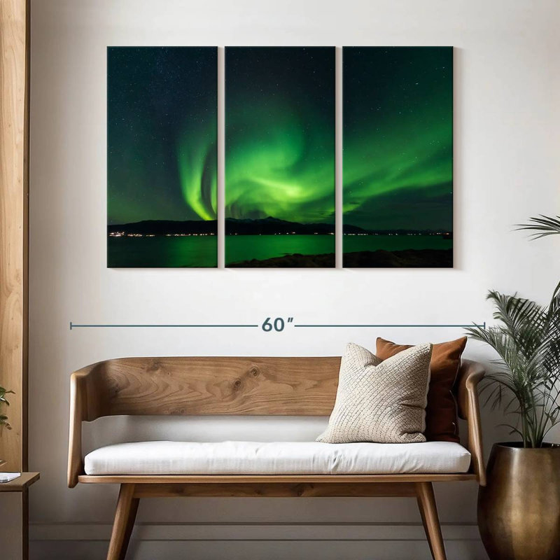 Alvord Svalbard Northern Lights, H 32 po x l 50 po