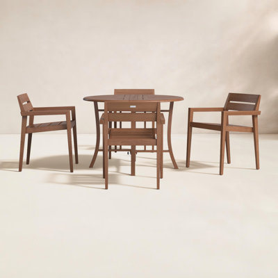 Kinsler Eucalyptus Patio Dining Set