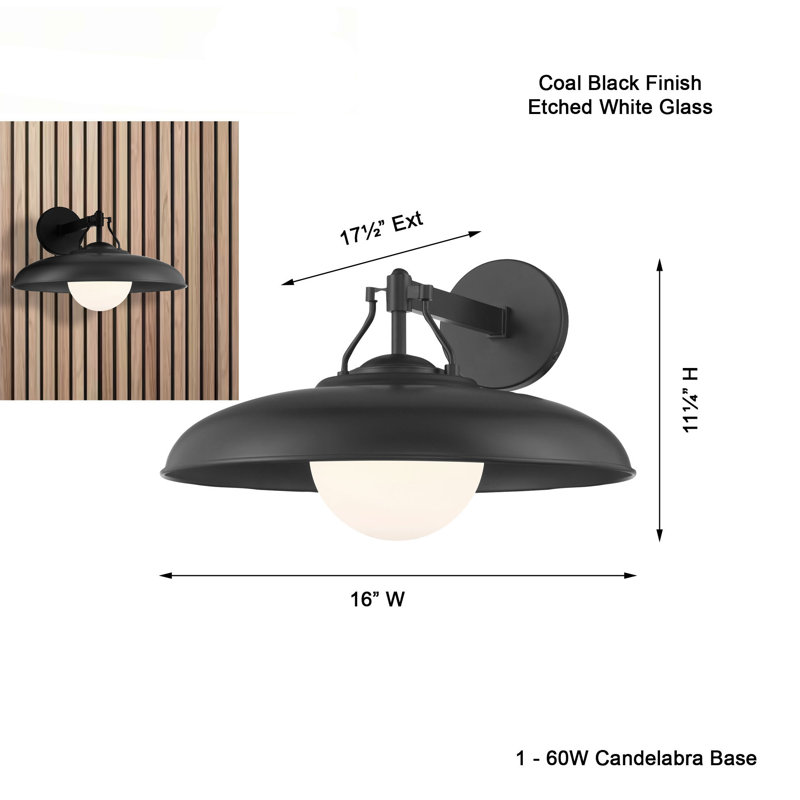 Ayunna Wall Light, 11.25" H x 16" W x 17.38" D