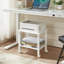 Support pour imprimante à roulettes à 2 niveaux avec rangement, chariot d'imprimante mobile sous le bureau pour la maison et le bureau, conception compacte et durable