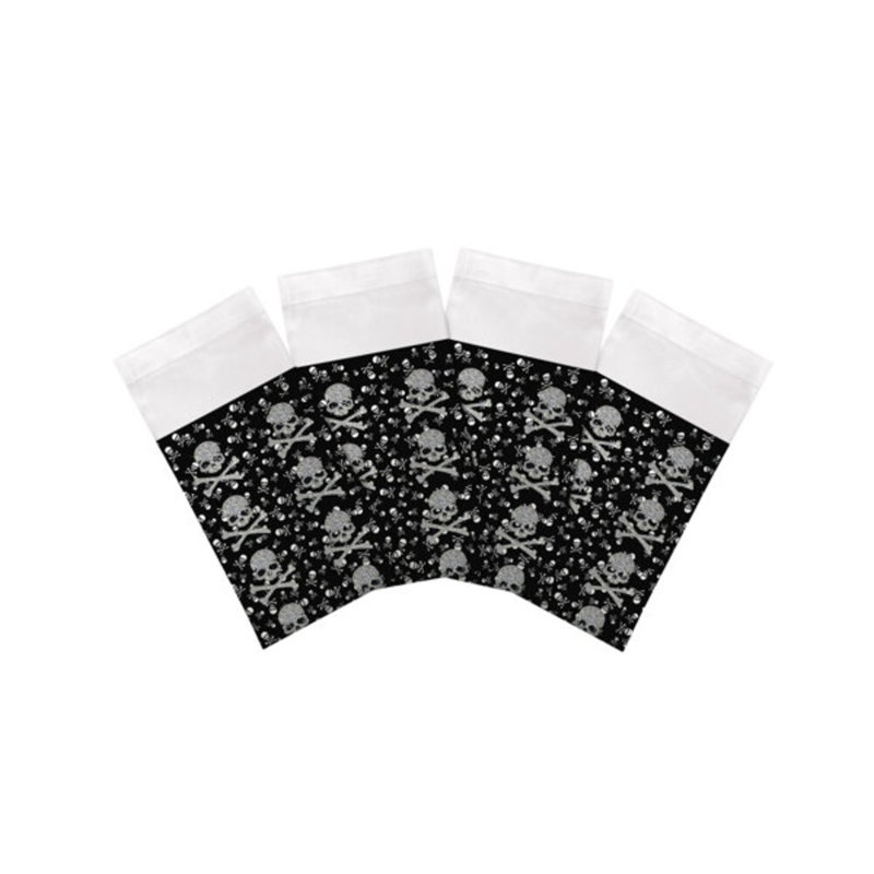 Crossbones Small Cotton Blend Square Napkins