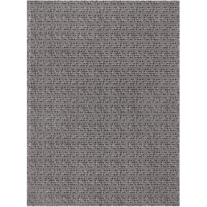 Lumina  Machine Woven Rug, Black/Gray, Runner 2'7" x 7'3"