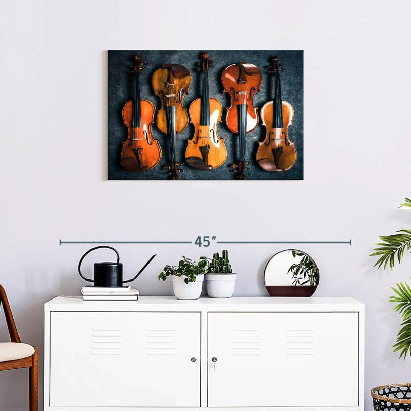 Abarca Violin Collection, 20" H x 30" W