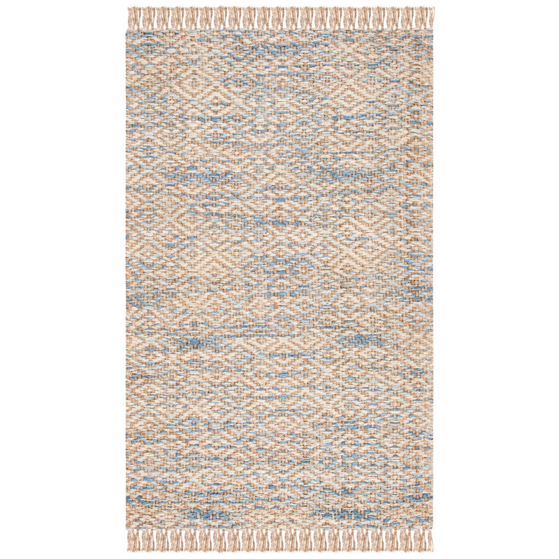 Tapis en jute tissé à la main Leni, Rectangle 4 pi x 6 pi