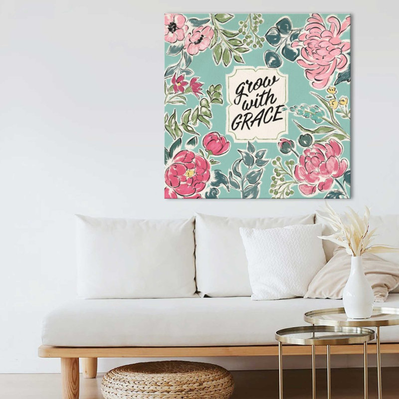 «Live in Bloom IV» par Janelle Penner - impression sur toile, H 20 po x l 20 po, Ne s’applique pas