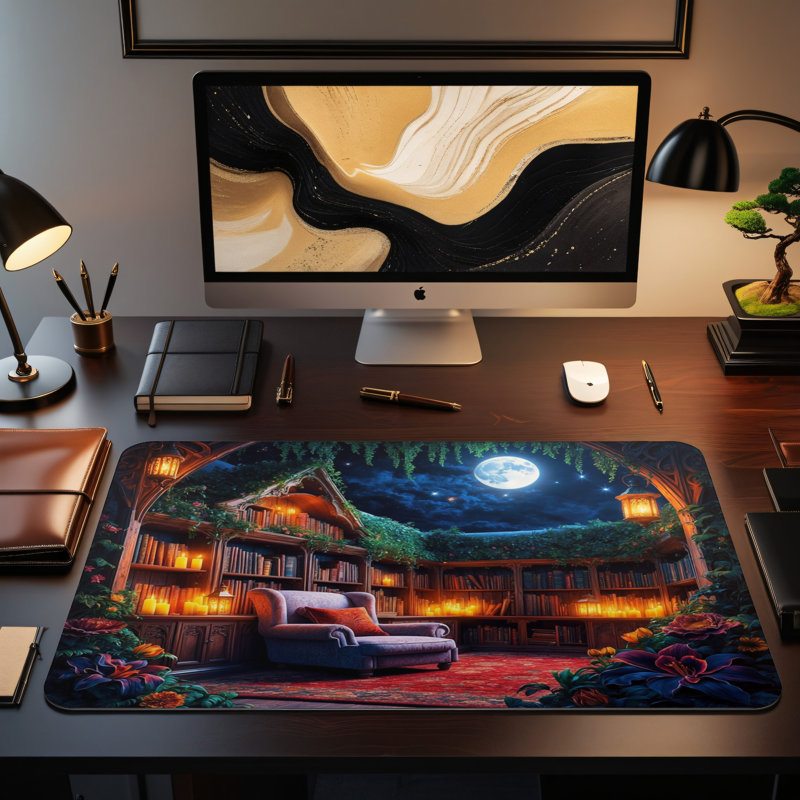 Polyester Desk Pad, 23.6x13.8