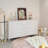White Solid + Manufactured Wood Accent Cabinet