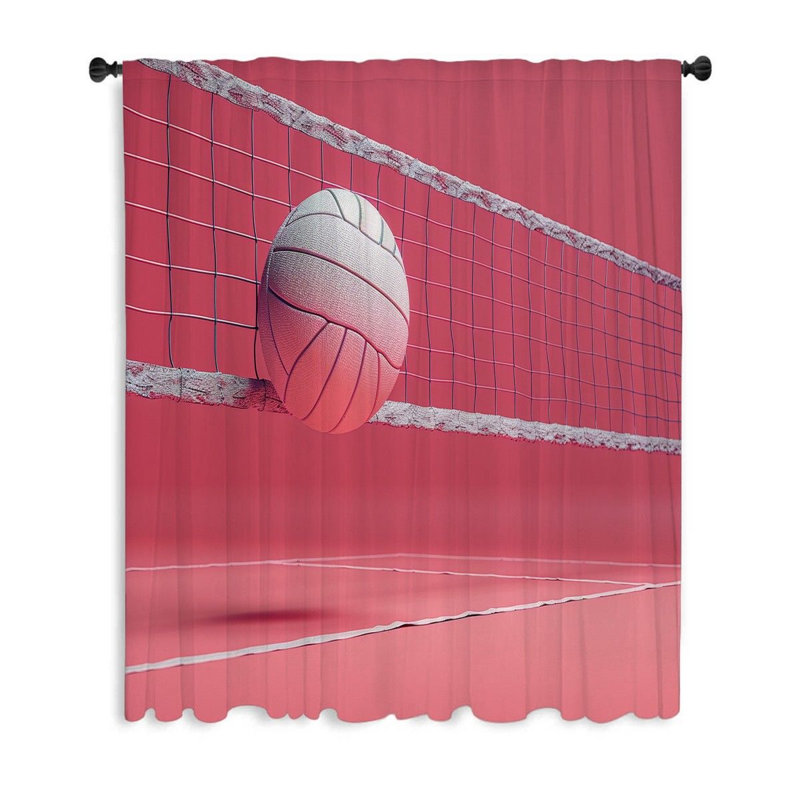 Nelis Sheer Curtain Single Panel, 50"W x 96"L