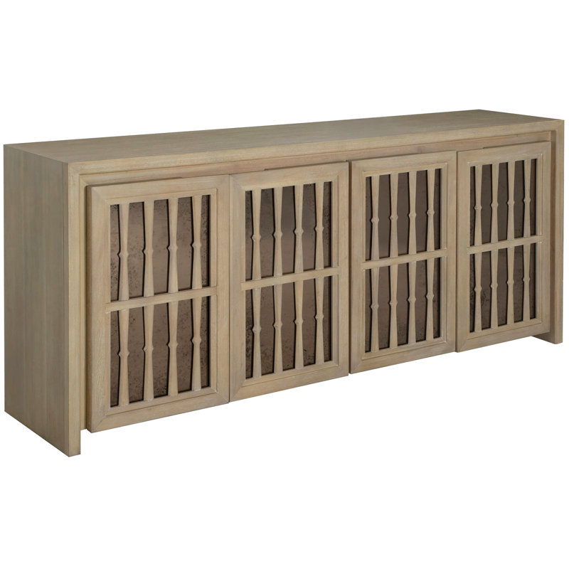 Caliza Mahogany Wood Buffet - 77.25 In. W X 34 In. H