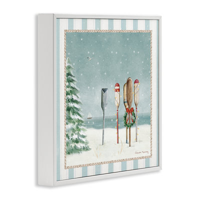 «Christmas in Newport Oars», estampe numérique, conception de Danielle Murray