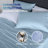 Martex Brrr Solid Twin Soft Blue Sheet Set-120251703-120251702