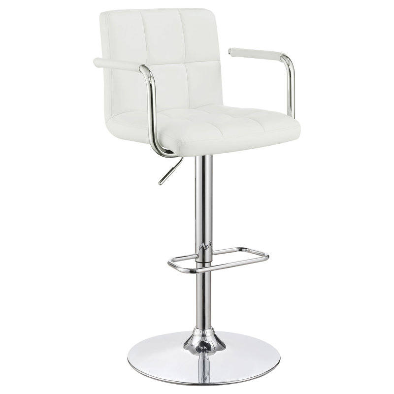 Tabouret de bar Billy-Ray, Blanc