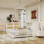 Lit escamotable avec tiroirs Murphy, blanc