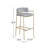 Katharine Upholstered Counter Stool with Metal Frame-970263188
